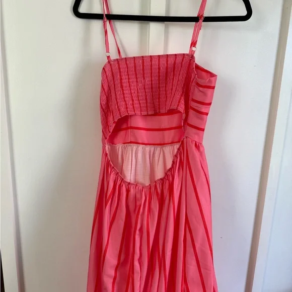 Pink Striped women’s Dress - Picture 2 of 2